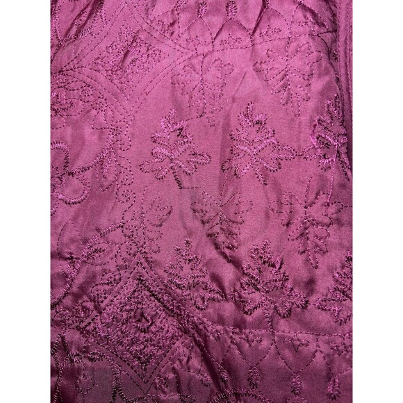 Alfred Dunner Women’s Long Sleeve Textured Pull On Jacket Wine Size 10 NWOT - Picture 6 of 8